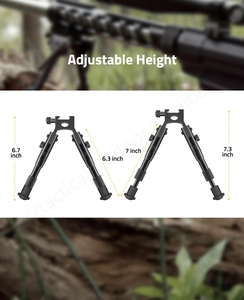 Cvlife 3 trong 1 <span class=keywords><strong>Bipod</strong></span> 6.3-7 inch <span class=keywords><strong>Bipod</strong></span> với bộ chuyển đổi kẹp Thùng & Bộ chuyển đổi xoay - Product Image 2