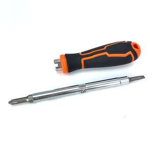Jeu de tournevis interchangeable 6-en-1 à changement rapide, tige personnalisable avec logo OEM, double embout réversible pour réparations domestiques et bricolage - Product Image 4