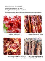 Machine à sécher les saucisses en acier inoxydable à double couche, déshydrateur à circulation d'air chaud pour viande séchée et boucherie