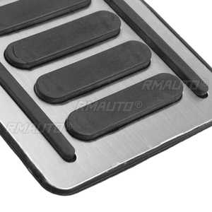 Repose-pieds antidérapant sans perçage pour voiture, coussinet en aluminium, couvre-pédale adhésif pour Ford Series /Focus /Fiesta Mondeo S -Max - Product Image 5