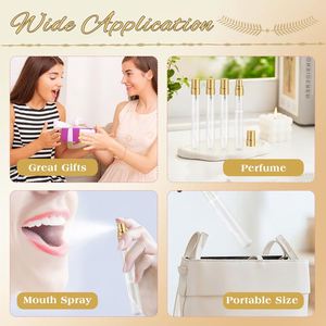 Slim Glass <b>Spray</b> <b>Bottle</b> 5ml/10ml/15ml/20ml Perfume Atomizer with Pump Sprayer Screen Printed Refillable - Product Image 4