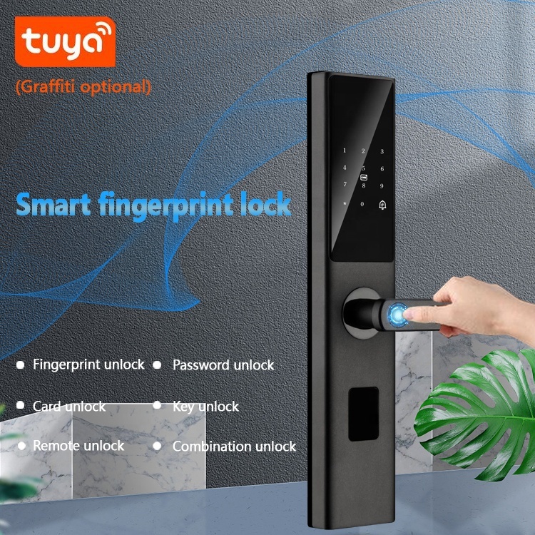 Password Digital Smart Door Lock Zigbee Tuya App Remote Control TTlock Electronic Locks for Hotel · image 7