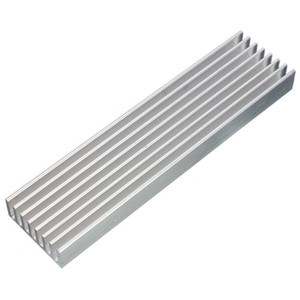 RDS Electronics-定制铝制散热器100x25x 10mm铝制散热器 - Product Image 1