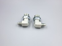 Codo de 90 grados JIC rosca externa a rosca externa ajustable UNF sello de junta tórica SAE Standard 6801 Series