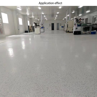 Dalle PVC conductrice personnalisée 600x600mm 2mm, feuille de vinyle antistatique permanente pour la fabrication électronique