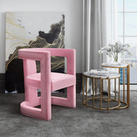 Fauteuil d'hôtel moderne de style italien en forme de U, rembourré, avec structure en bois, canapé individuel pour événements et mariages
