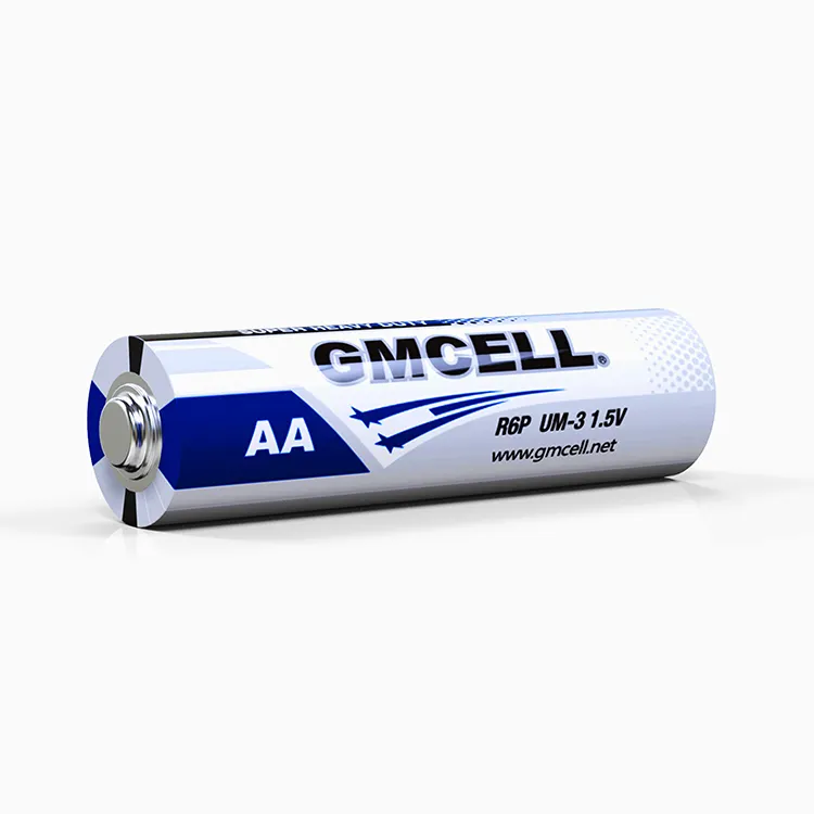 GMCELL कार्बन प्राथमिक और सूखी बैटरी 1.5 v ए. ए. r6 जस्ता-कार्बन अल्ट्रा कार्बन बैटरी