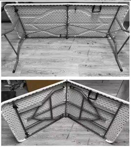 Tavolo Pieghevole Moderno da Esterno, Scrivania in Plastica per Bancarella da Mercato Notturno, Sedia da Ufficio, Scrivania per Computer per Bambini, Arredamento da Esterno - Product Image 6