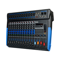 Contrôleur DJ GMC-KM12 Professionnel Table de Mixage Audio Son Interface Console Équipement avec 99 Effets DSP 12 Canaux