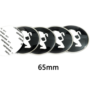 Copricerchi da 56mm 65mm per auto, adesivi <span class=keywords><strong>logo</strong></span> per coprimozzo, emblema distintivo per <span class=keywords><strong>Peugeot</strong></span> 107 108 206 207 307 308 408 508 2008 3008 - Product Image 4