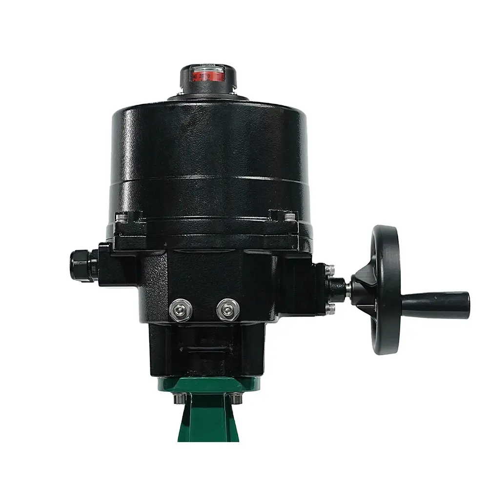KY-QT series electric actuator used to control valves with rotation less than 360 and similar products