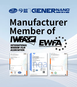 Durable <span class=keywords><strong>LNM</strong></span> 35 Metallic Nano Ceramic Window Film VLT 35% , UVR 99% Alta calidad Sin color que se desvanece Window Tint Metal Texture - Product Image 5