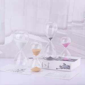 Fabricant d'Horloges à Sablier en Verre de Style Art Déco Moderne OEM ODM, Horloge à Sablier Faite à la Main pour Cadeaux d'Affaires, Décoration de Bureau et de Cuisine - Product Image 1