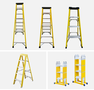 China Supplier Insulated <strong>Ladder</strong> Glass Fiber Household <strong>Ladder</strong> - Product Image 2