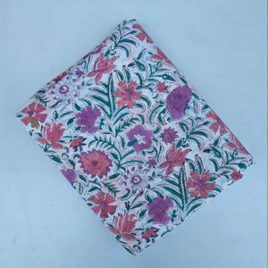 Tissu en coton imprimé à la main, magnifique motif indien de Jaipur, pour vêtements féminins, textiles de maison non tissés, accessoires, sacs, haute qualité OEM - Product Image 1