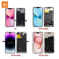 Écran LCD JK, compatible avec les séries iPhone 13 14 15 Pro Max, pièce de rechange d'écran de téléphone portable de qualité OEM, vente en gros d'usine