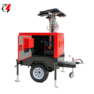 Tour d'éclairage mobile <span class=keywords><strong>diesel</strong></span> 3,5 kVA kW avec lampes LED pour travaux nocturnes - Product Image 3