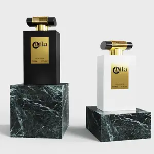 मूल डिजाइन ग्लास सौंदर्य प्रसाधन पैकेजिंग कंटेनरों के लिए इत्र कांच की बोतल टोपी के साथ parfum