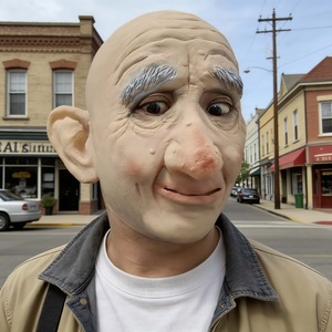 Masque en latex réaliste doux et confortable pour Halloween, cosplay, masque intégral - Product Image 6