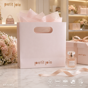 Bolsa de <span class=keywords><strong>Papel</strong></span> Rosa de Lujo Personalizada con Asa de Cinta y Asa Troquelada <span class=keywords><strong>para</strong></span> Empaque de Ropa, Bolsa de Regalo Rosa <span class=keywords><strong>para</strong></span> Boutique al por Mayor - Product Image 3
