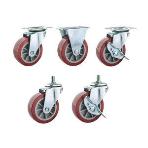 25mm <span class=keywords><strong>40mm</strong></span> 50mm drehbarer Gummi Mittlere Lenk rollen Polyurethan Möbel Lenkrad 1 Zoll - Product Image 6