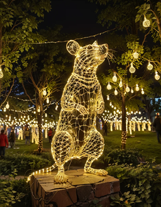 Lumières décoratives LED des douze signes du zodiaque pour parcs panoramiques et visites nocturnes, affichage artistique des monuments avec éclairage extérieur IP65 - Product Image 1