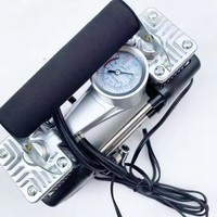 High Quality Heavy Duty Double Cylinder Tyre Inflator Portable Mini Electric air Pump Dc 12v Car air Compressor Tire Inflators
