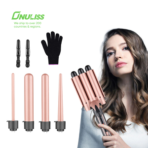 Rizador <span class=keywords><strong>de</strong></span> Pelo Automático, Rizador <span class=keywords><strong>de</strong></span> Pelo <span class=keywords><strong>de</strong></span> <span class=keywords><strong>3</strong></span> Barriles, Varitas Rizadoras <span class=keywords><strong>de</strong></span> Pelo para Todo Tipo <span class=keywords><strong>de</strong></span> Cabello - Product Image 2