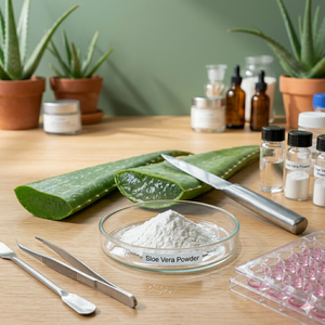 Gel de Hoja de Aloe Vera Grado UE, Extracto en Polvo de Agua, Sin Aloína, Calidad Premium, Grado Alimenticio, Fitoeextractos Silvestres de Ambe, Uttarakhand - Product Image 6