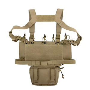 하네스 및 파우치이있는 Yakeda 맞춤형 모듈 식 하중 베어링 순찰 벨트 가슴 장비 전술 조끼 전술 장비 가슴 장비 가방 - Product Image 2