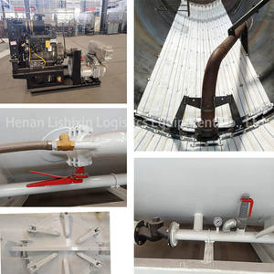 Zement ISO Tank <span class=keywords><strong>Container</strong></span> 20ft Kohlenstoffs tahl Material <span class=keywords><strong>Transport</strong></span> Getreide <span class=keywords><strong>Bulk</strong></span> Cement Gips Pulver Zement Tanker - Product Image 5