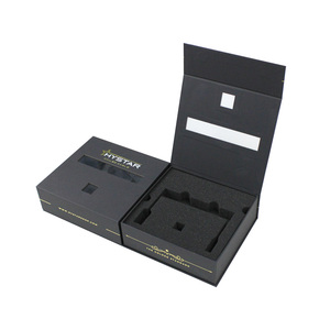 High Quality Magnetic Folding Cardboard Rigid Boxes with Custom Logo Printed UV Coating and Recyclable Feature - Product Image 1