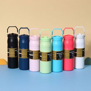 Vacuum Series Insulated Water Bottle 900Ml With Handle Leak Proof Sports Bottle For Outdoor Cycling Hiking - Product Image 2