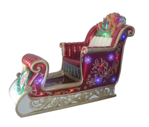 Sleigh <b>with</b> 38 <b>LED</b> <b>Lights</b> & <b>Motion</b> <b>Sensor</b> - Product Image 1
