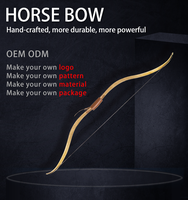 Zen 50 pouces traditionnel tir à l'arc arc 50 Lbs cheval arc professionnel coréen classique Long arc bambou bois pour cheval chasse flèche