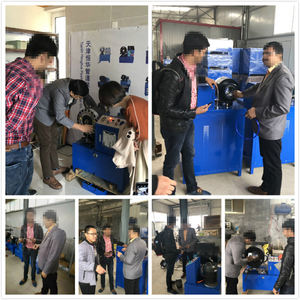 DX76 kauçuk hortum üretim makinesi/hortum sıkma Crimper hızlı değişim ölür tüp kilitleme makinesi taşınabilir manuel hidrolik - Product Image 4