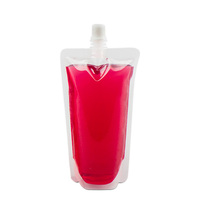 Pochettes souples personnalisées en PET/NY/PE de qualité alimentaire de 250 ml, 500 ml, 1 L avec bec verseur pour l'emballage de bière, soda, boissons, jus et aliments liquides – Vente en gros