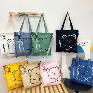 Sac Tendance 2024 borsa di tela con astuccio per gli studenti per make up lezioni a tracolla borsa a tracolla da donna - Product Image 1