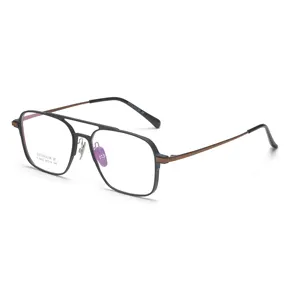 B-gafas de titanio montura gafas ópticas/monturas ópticas unisex supermodernas 2024new