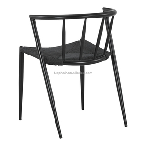 Chaises de salle à manger antidérapantes, 2 pièces/carton, capacité de charge (≥150kg), siège en corde, vente en gros, livraison rapide, directement de l'usine - Product Image 6