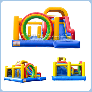 ปราสาทกระโดดเป่าลมสำหรับเด็กใช้ในเชิงพาณิชย์บ้านเด้งเป่าลมเมืองเด้ง - Product Image 2