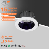 Projecteur de haute qualité 12W/18W/24W/36W/55W, puissance de sortie 24 ° /36 ° /60 °   COB et 90 °   Downlight LED SMD