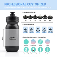Bouteille d'eau sport en plastique souple de 610 ml, sans BPA, anti-fuite, pour le cyclisme, la gym, vente en gros directe d'usine, promotion exceptionnelle