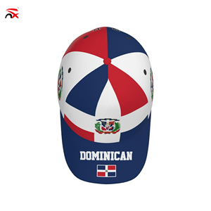 Gorra con la Bandera Nacional de República <span class=keywords><strong>Dominicana</strong></span> al por Mayor, Gorra Patriótica para Fanáticos del Fútbol, Sombrero para el Sol, Recuerdo, Regalo - Product Image 5