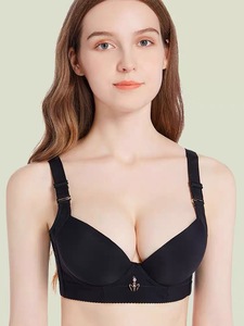 Popular in Europe and America Push-up Underwire <strong>Comfort</strong> Gather Seamless <strong>Bra</strong> <strong>UK</strong> Padded Brassiere - Product Image 6