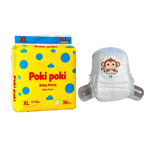 Paquete al por mayor de pañales desechables para bebé con estampado de animales, grado A, precio económico, anti-fugas / Pantalones de entrenamiento para bebés - Product Image 1