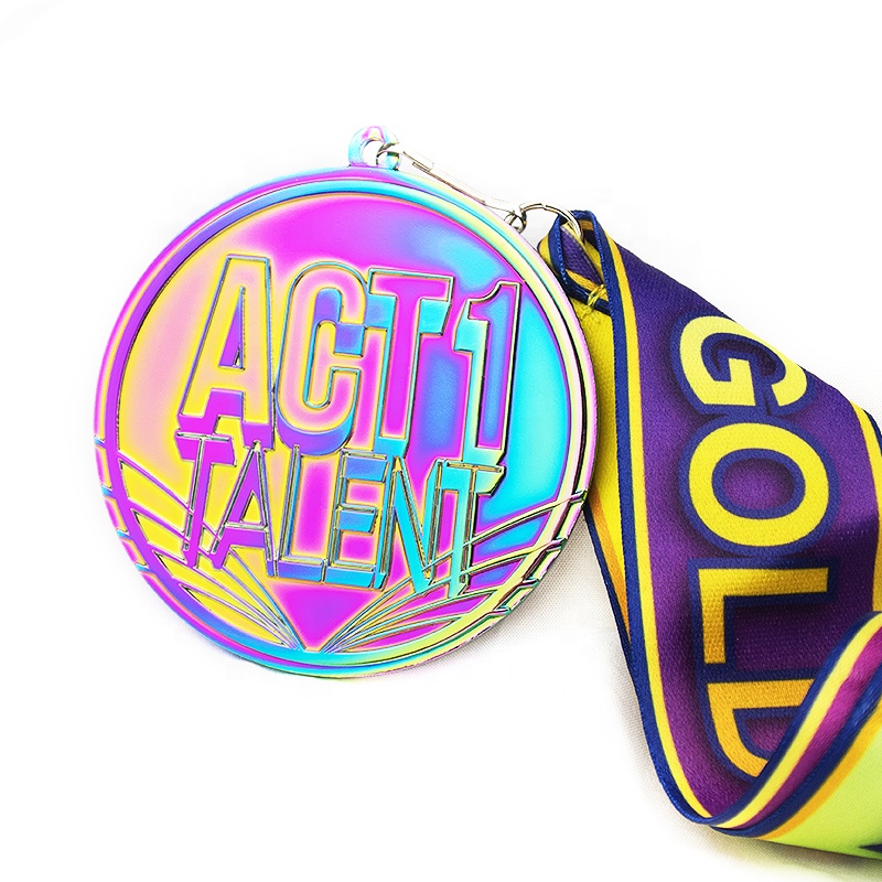 Индивидуальная медаль из цинкового сплава для спортивных танцев, цветные медали с покрытием, спортивные танцы