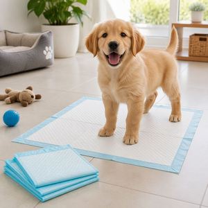 Tapis de propreté pour animaux de compagnie en bambou, imperméable et résistant aux déchirures, avec contrôle des odeurs au charbon de bois, pour l'apprentissage de la propreté des chiens - Product Image 2