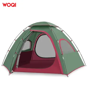 沃奇便携式折叠帐篷春季郊游公园野餐户外网完美通风遮阳自动野营帐篷