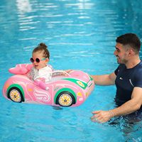 Piscine gonflable pour tout-petits, personnalisable, vente en gros directe d'usine, avec auvent pare-soleil réglable, siège de sécurité, en PVC, pour enfants de 3 ans et plus